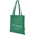Zeus GRS recycled non-woven convention tote bag 6L Green