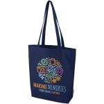 Orissa 270 g/m² organic tote bag 10L Navy