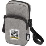 Ross GRS recycled phone pouch Heather smoke