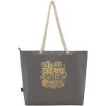 Panama GRS recycled beach cooler tote bag with cord handles 23L Convoy grey