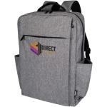 Libra 15” GRS recycled laptop backpack 15L Heather smoke