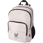Trend Plus 15" Laptop-Rucksack aus recyceltem GRS-Material 20 L Hafer