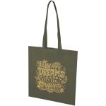 EcoSeal GRS recycled nonwoven convention tote bag 6L Forest green