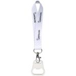 Mini Sublimation Schlüsselband, weiß Weiß | 15mm