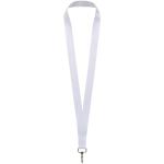 Lana Sublimation Lanyard aus recyceltem PET Kunststoff, weiß Weiß | 25mm