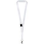 Lois Sublimation RPET-Lanyard mit Sicherheitsverschluss, schwarz/weiss Schwarz/weiss | 10mm
