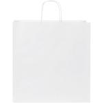 Kraftpapiertasche 80-90 g/m² mit gedrehten Griffen – 34 × 20 × 35 cm Weiß