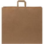 Kraftpapiertasche 90-100 g/m² mit flachen Griffen – 49,5 × 14 × 44 cm Natur