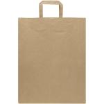 Kraft 80 g/m² Papiertasche mit flachen Griffen – 25 × 15 × 32 cm Natur