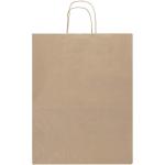 Kraft 80–90 g/m² Papiertasche mit Kordelgriffen – 25 × 15 × 32 cm Natur