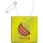 RFX™ H-16 square reflective PVC hanger Neon yellow