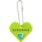 RFX™ H-16 heart reflective PVC hanger Neon yellow