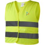 Reflective kids safety vest HW1 (XS) Neon yellow