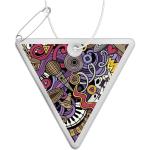 RFX™ H-12 inverted triangle reflective PVC hanger White