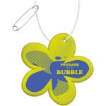 RFX™ H-13 flower reflective TPU hanger Neon yellow