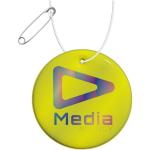 RFX™ H-16 round lightweight reflective PVC hanger - medium Neon yellow