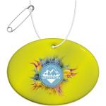 RFX™ H-16 round lightweight reflective PVC hanger - large Neon yellow