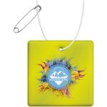 RFX™ H-16 square lightweight reflective PVC hanger Neon yellow