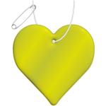 RFX™ H-16 heart-shaped lightweight reflective PVC hanger 