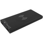 SCX.design P40 10.000 mAh kabellose Powerbank mit Leuchtlogo Schwarz