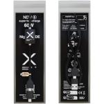 SCX.design C32 60W Ladekabel mit Schalter und Leuchtlogo Schwarz