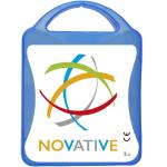 MyKit Flugzeug Reiseset Transparent blau