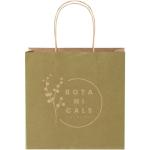 Kraft 120 g/m2 paper bag with twisted handles - small Nature