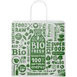 Kraft 120 g/m2 paper bag with twisted handles - X large White