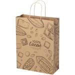 Kraft 120 g/m2 paper bag with twisted handles - 31 x 12 x 41 cm 