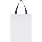 Smartfold Papiertüte, 210 g/m²,  mit Bandgriffen und Glanzlaminierung – 24 x 10 x 32 cm Blau