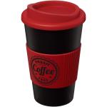 Americano® 350 ml insulated tumbler with grip Black/red