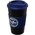 Americano® 350 ml insulated tumbler with grip Black/blue