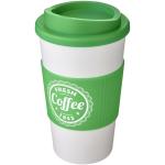 Americano® 350 ml insulated tumbler with grip White/green