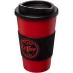Americano® 350 ml insulated tumbler with grip Red/black