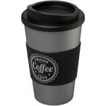 Americano® 350 ml insulated tumbler with grip Silver/black