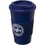 Americano® 350 ml insulated tumbler with grip Aztec blue