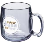 Classic 300 ml plastic mug Transparent