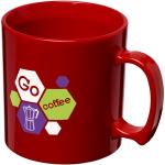 Standard 300 ml plastic mug Red