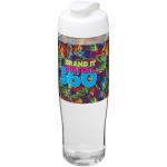 H2O Active® Tempo 700 ml Sportflasche mit Klappdeckel Transparent weiß