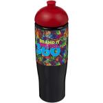 H2O Active® Tempo 700 ml Sportflasche mit Stülpdeckel Schwarz/rot