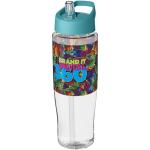 H2O Active® Tempo 700 ml Sportflasche mit Ausgussdeckel Transparent türkis