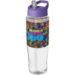 H2O Active® Tempo 700 ml spout lid sport bottle Transparent lila