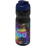 H2O Active® Base 650 ml Sportflasche mit Klappdeckel Schwarz/blau