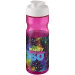 H2O Active® Base 650 ml flip lid sport bottle, magenta Magenta,white