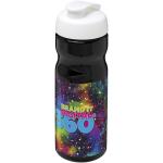 H2O Active® Base 650 ml Sportflasche mit Klappdeckel Schwarz/weiss