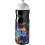 H2O Active® Base 650 ml Sportflasche mit Stülpdeckel Schwarz/weiss