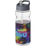 H2O Active® Base 650 ml Sportflasche mit Ausgussdeckel Transparent grau