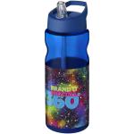 H2O Active® Base 650 ml spout lid sport bottle Aztec blue