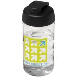 H2O Active® Bop 500 ml Sportflasche mit Klappdeckel Transparent schwarz