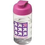 H2O Active® Bop 500 ml Sportflasche mit Klappdeckel, rosa Rosa,transparent